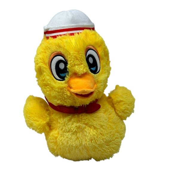 CLASSIC TOY Yellow "Rubber Ducky" Duck Plush Sailor Hat - Picture 1 of 5